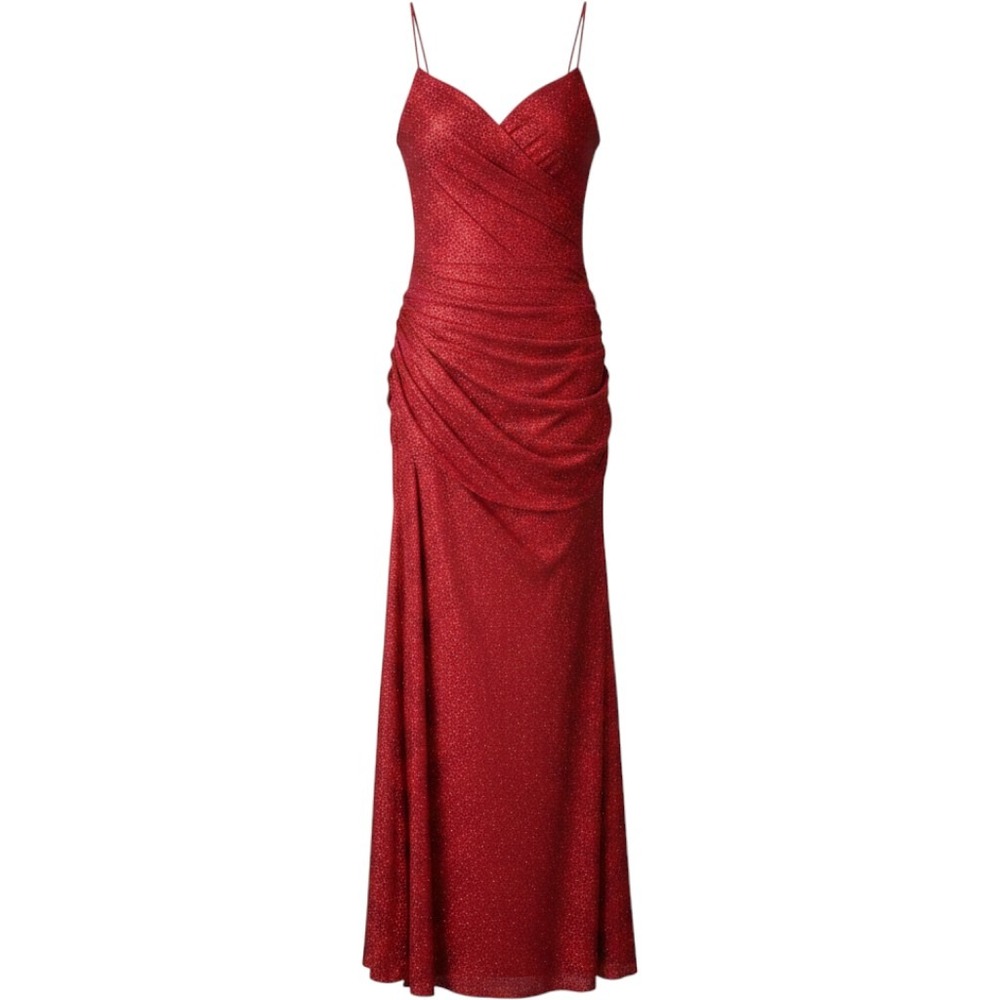 Adora 3169 Glitter‎ Slit Long Formal Corset Prom/Formal Dress in Fuchsia 2x